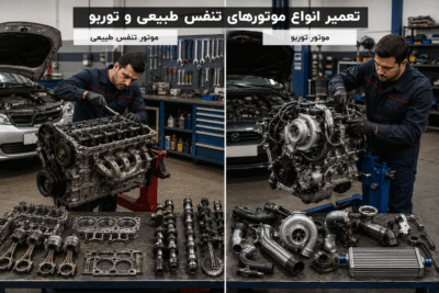 تعمیر انواع موتورهای تنفس طبیعی و توربو